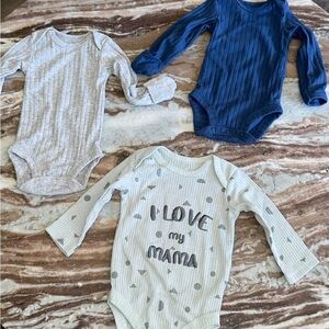 Carter's Baby Clothing Set in Green, Blue, and Brown